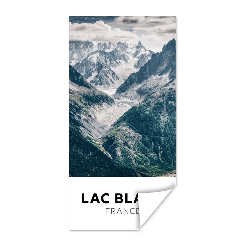 MuchoWow Poster Frankreich - Berge - Natur 80x160 cm - Kinderzimmer