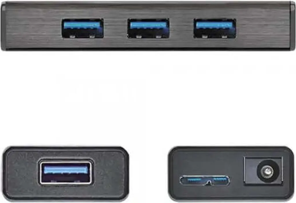 Hub USB 3.0 SuperSpeed j5create JUH340 transfert 5 Gbps compact - 7