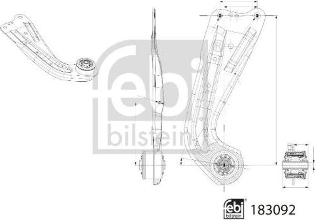 Remplacer bras de suspension Passat 3BG et Superb : Pièce FEBI OE 3Q0505224