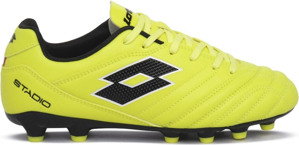 Lotto Stadio Fußballschuhe für Herren Halbschuhe mit Stollen Gelb Schwarz
