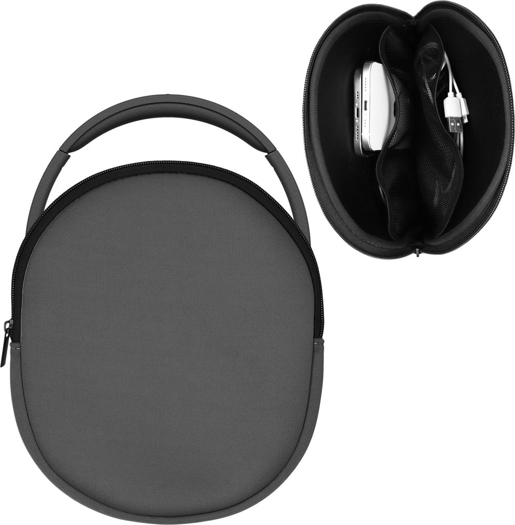 kwmobile Hülle kompatibel mit DOQAUS / H390 / WH-CH520 / WH-CH510 / Evolve 2 75 Tasche - Neopren Case - Schutzhülle für Headset mit Innenfächern -