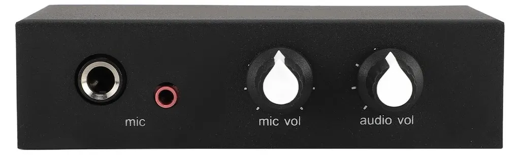 Préamplificateur Stéréo 3 Sorties en Aluminium pour Micro Dynamique