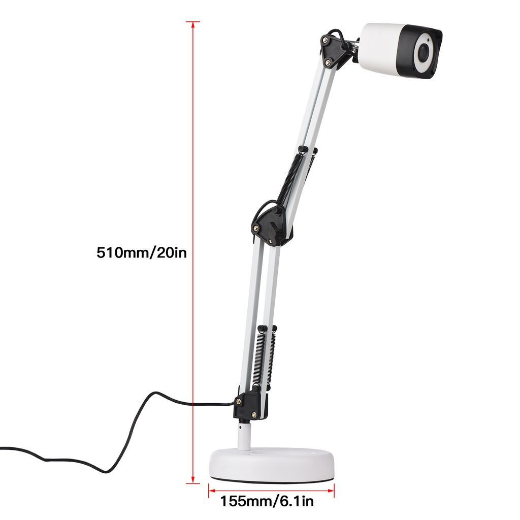 2 in 1 Dokumentenscanner Kamera & Webcam mit Autofokus und LED-Zusatzlicht 8 Megapixel HD High-Definition A3-Scanformat fuer Live-Demo Online-Unter...