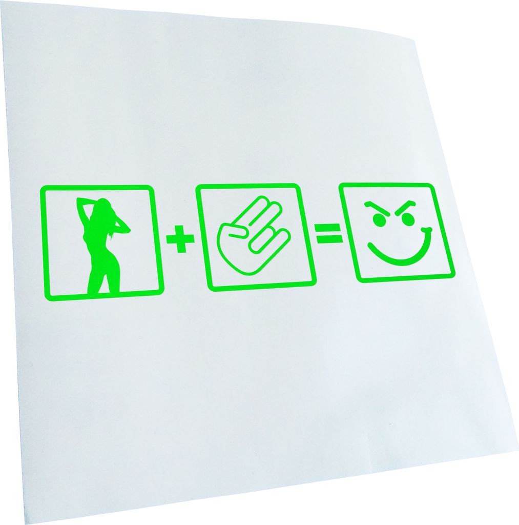 Kiwistar - Autoaufkleber - Diesel Liebe - Neon Matt - Aufkleber für Auto Kfz Fahrrad, LKW, Truck Mofa