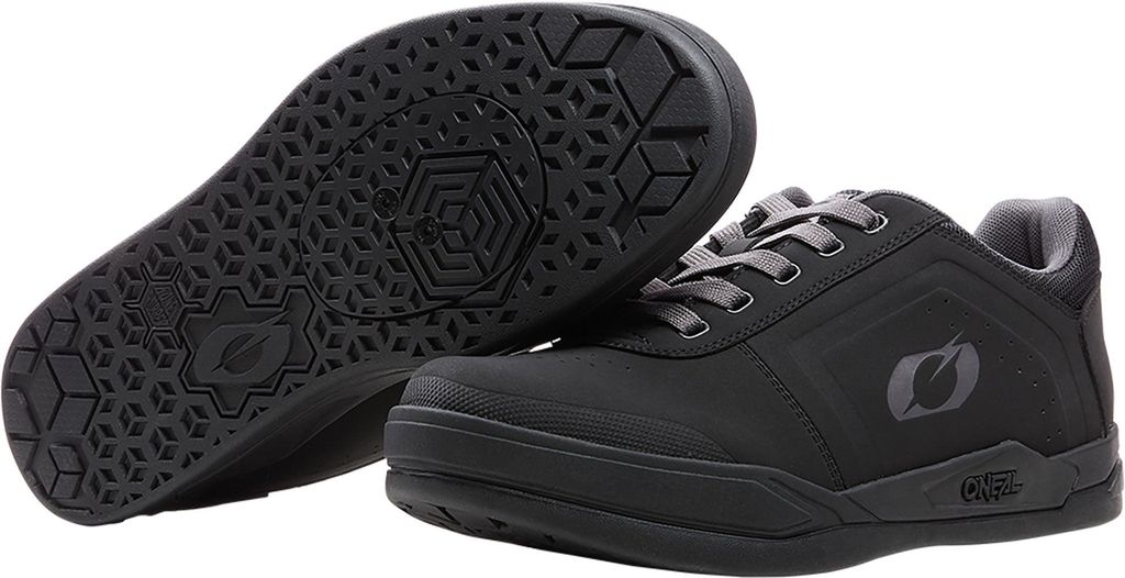 Oneal Pinned Spd Schuhe Black/Gray Größe: 47 (US13)