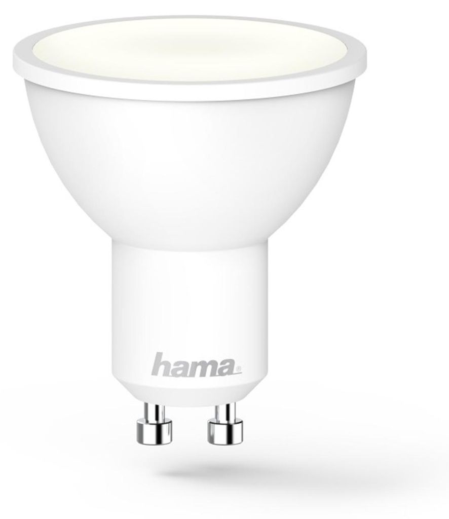 Hama WLAN-LED-Lampe GU10, 5,5W, dimmbar, Refl., für Sprach-/App-Steuer