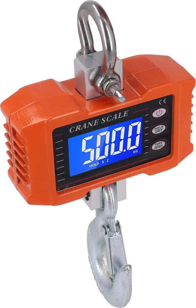 Peson électronique industriel 1T avec écran digital et crochet fixe
