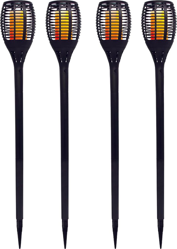 Set Mit 4 Flammeneffekt Fackeln MAITY h70cm Produktbild 