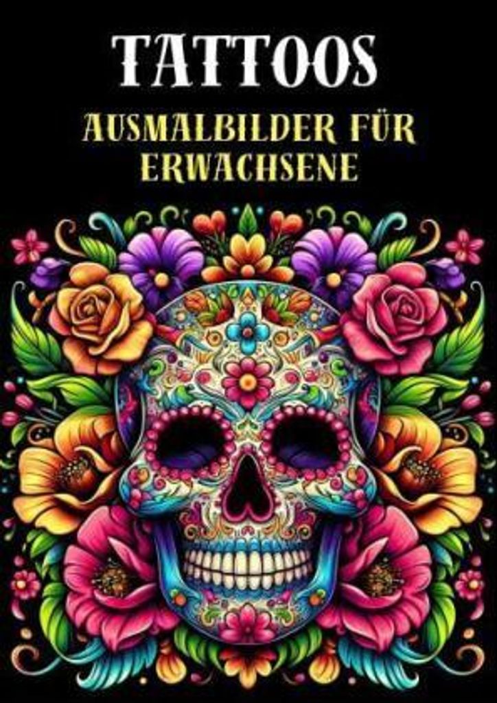 Ausmalbilder für Erwachsene - Tattoos Produktbild 