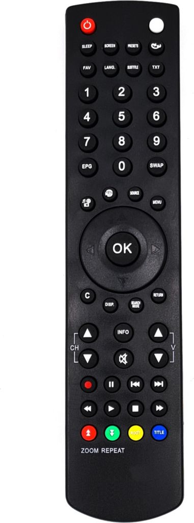 Ersatz TV Fernbedienung für Telefunken RC1910