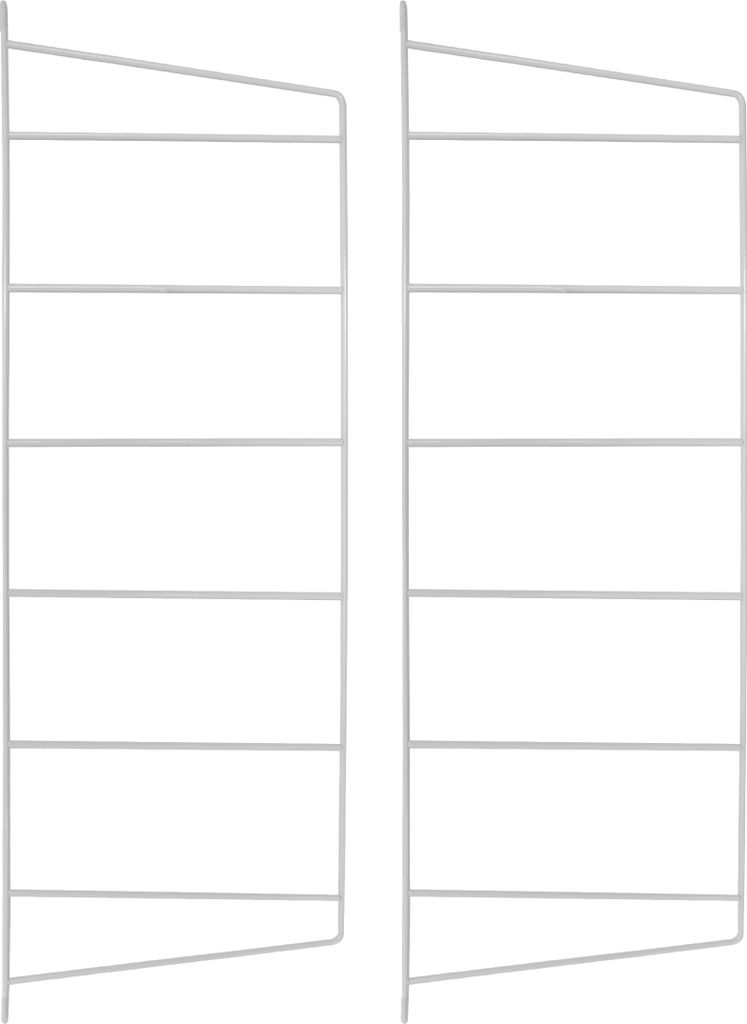 Natural Goods Berlin 2X Regalhalterung TEGEL - Wandregal aus Metall Wand Regalträger für Hängeregale (Wandleiter) in Wohnzimmer, Küche, Bad und...