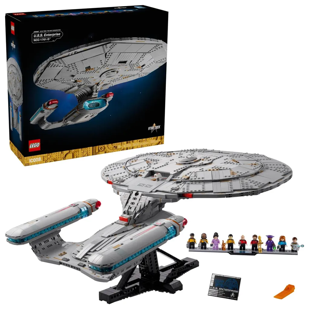 LEGO Icons 10356 - U.S.S. Enterprise NCC-1701-D Star Trek : Le cadeau top