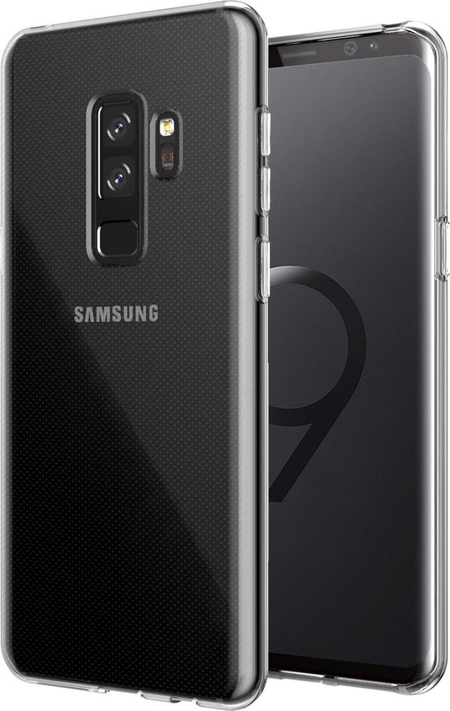 Samsung Galaxy S9 Plus Hülle Silikon TPU Soft Case Transparent Schutzhülle Kratzfest Liquid Crystal Clear Ultra Dünn mit Kamera-Schutz