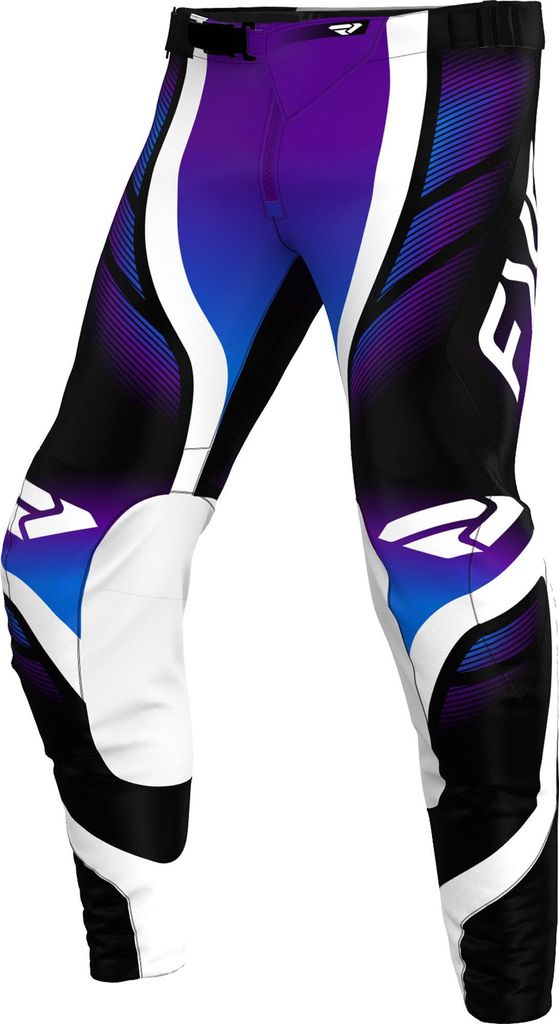 FXR Helium Infinity Motocross Hose, schwarz/blau/lila, 38