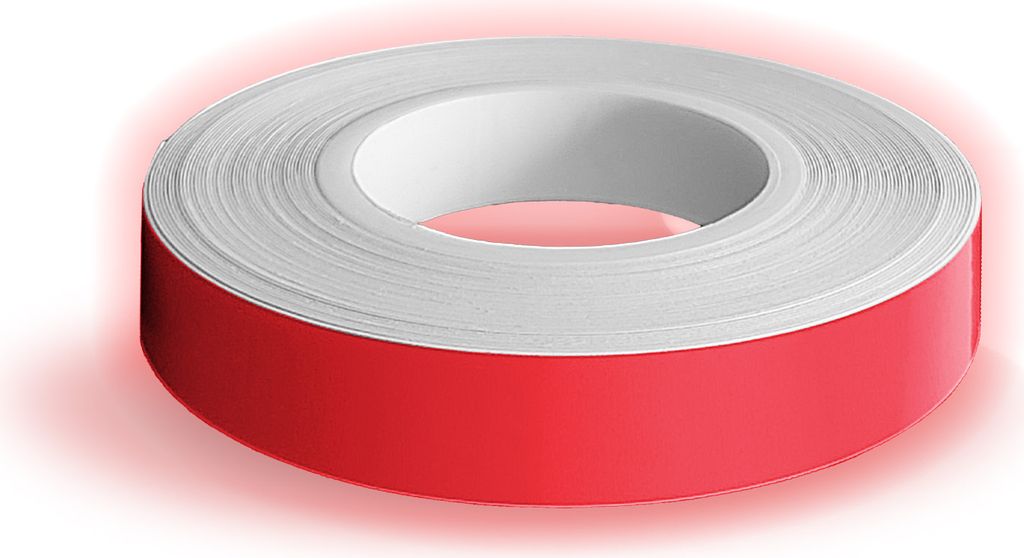 Wheel Stripes für Motorrad Reifen Rot Fluo 9 mm x 6 mt