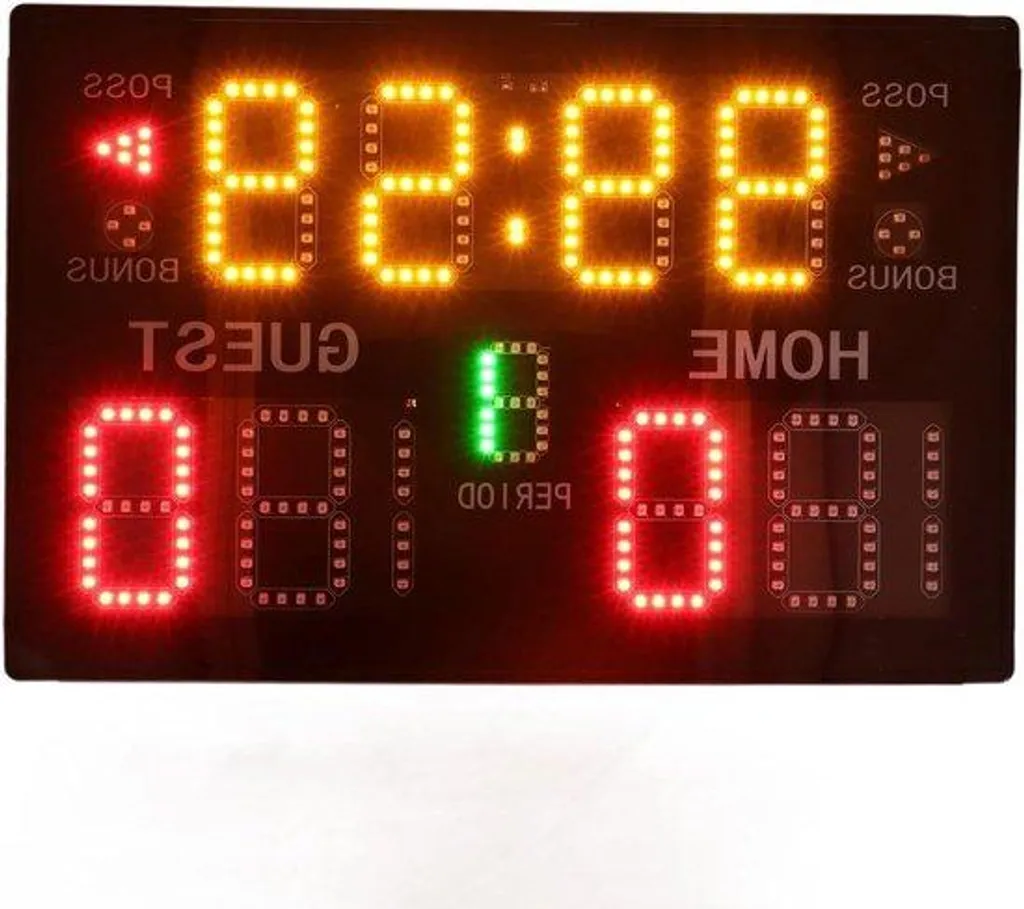 Compteur de score LED pilotable à distance avec affichage 11 chiffres
