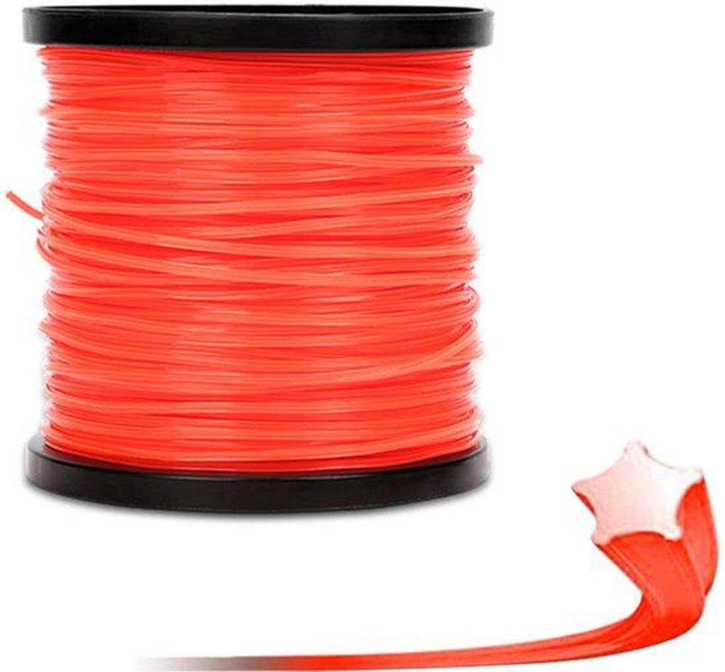 Nylon-Draht in Form einer Schere, 2,4 mm, 100 m, für intensive Rasenmähen
