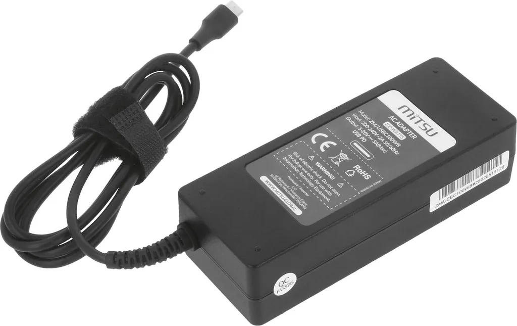 Adaptateur secteur USB-C 100W, chargeur rapide pour PC portable et Mac - 2