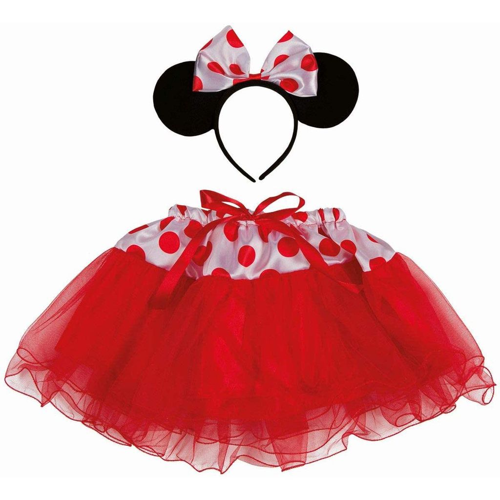kleidungs-Set Minnie Maus Mädchen rot 2-teilig Produktbild 