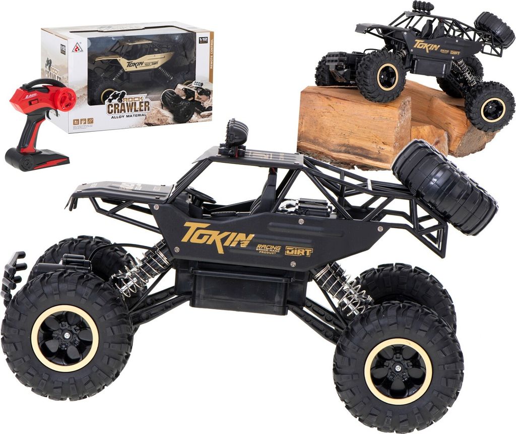 RC auto Rock Crawler 1:12 4WD METAL černé Obrázek produktu 