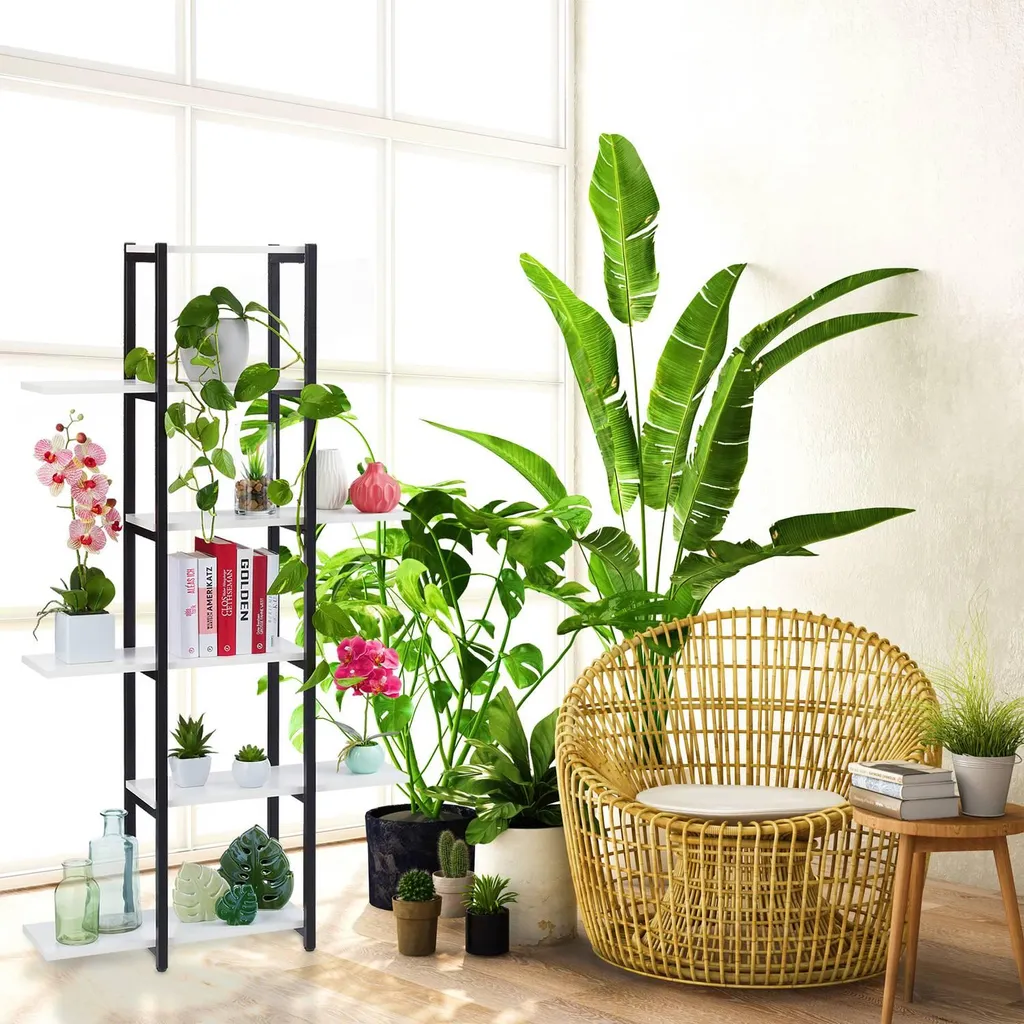 Étagère à fleurs d'angle 6 niveaux pour optimiser les petits appartements - 3