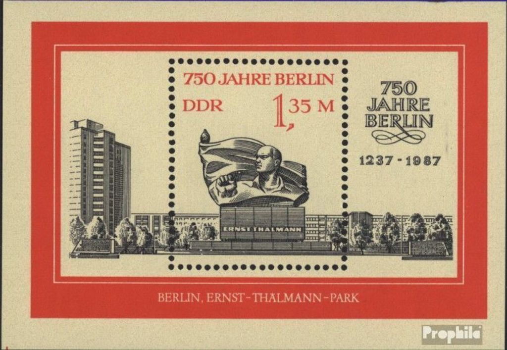 Briefmarken DDR 1987 Mi Block89 (kompl.Ausgabe) gestempelt 750 Jahre Berlin (III)