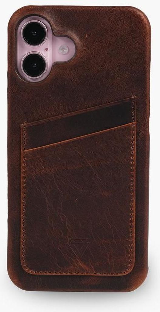 Wachikopa Full Wrap Lederhülle iPhone 16 Plus mit Kartenfächern