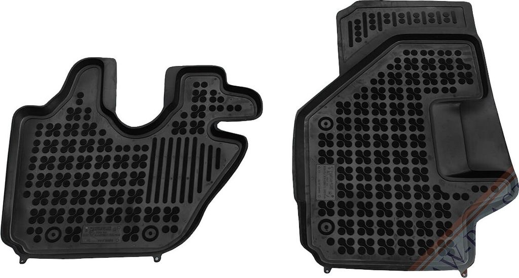 Gummi-Fußmatten für Isuzu Elf VI 2006- (vorne)