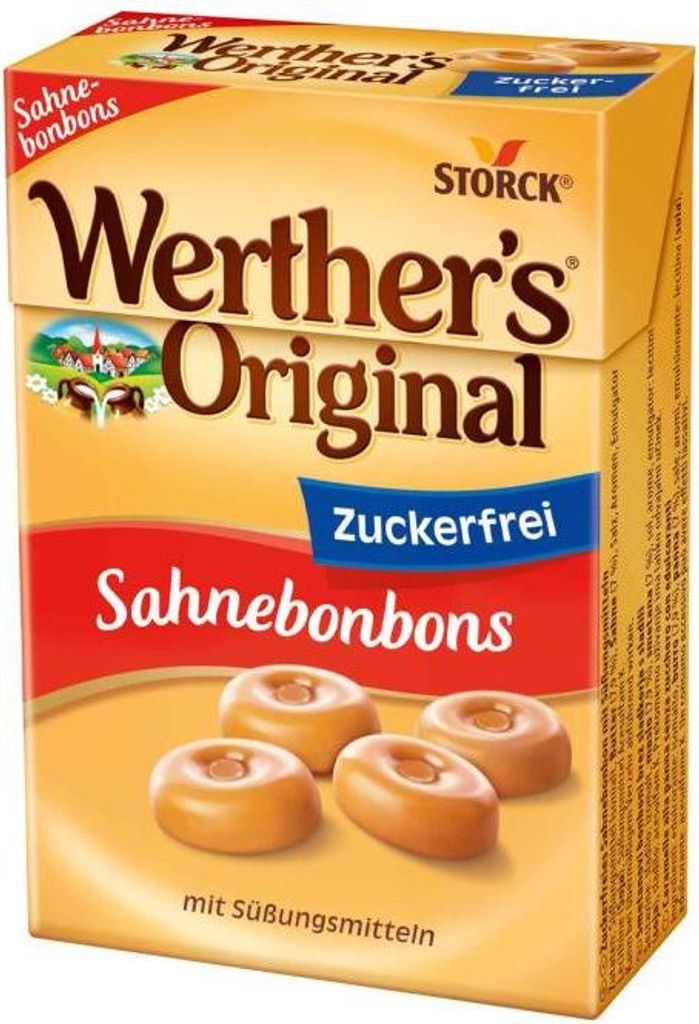 Werther’s® Original Sahnebonbons zuckerfrei Bonbons 42,0 g Produktbild 