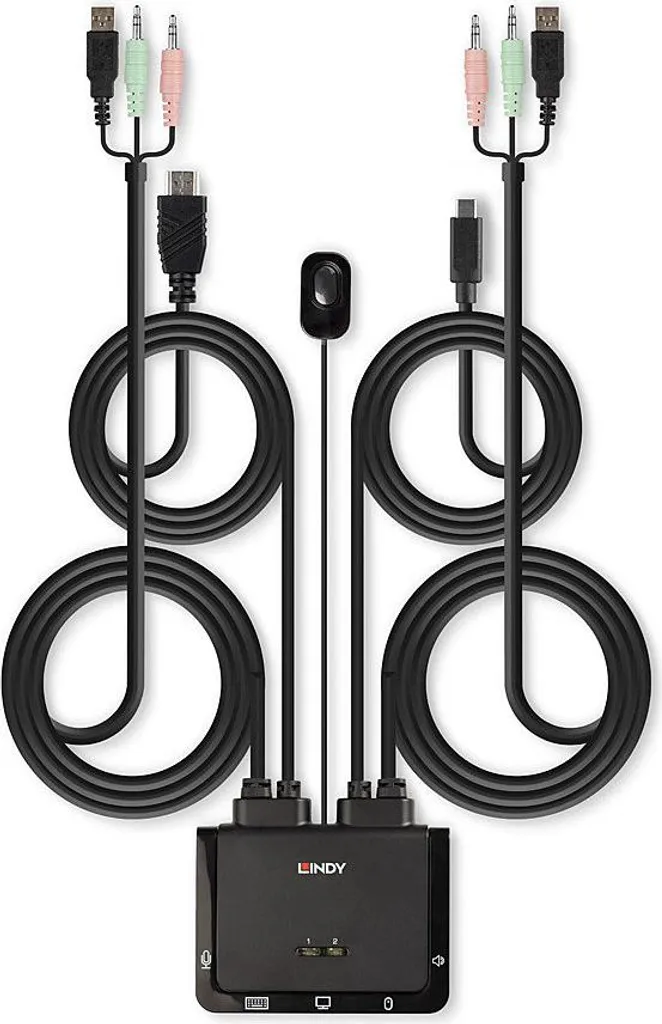 Switch KVM pour PC et MacBook - Partage écran HDMI 4K et Souris