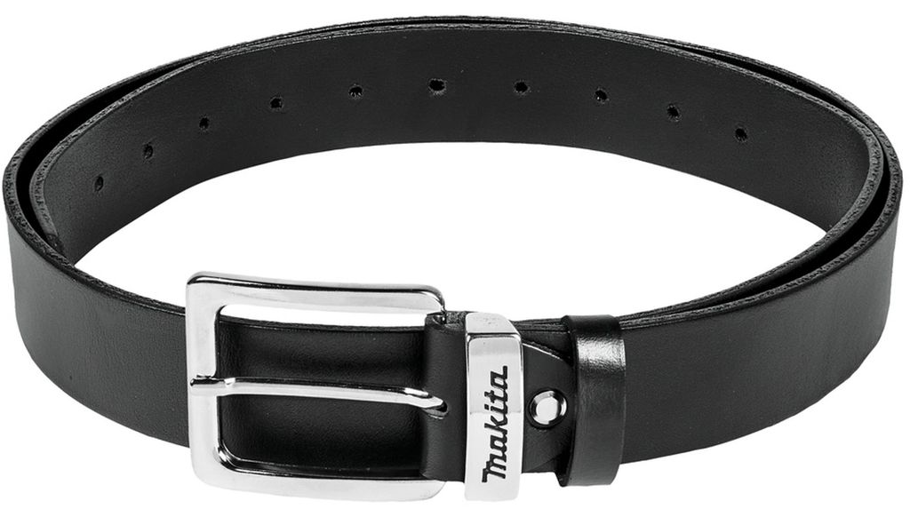 Makita E-05365, leren riem, zwart, maat L Productafbeelding 