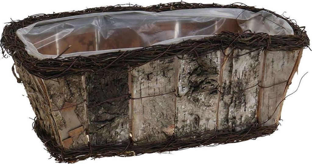 Pflanzkasten Deko-Holzoptik für Blumen und Kräuter