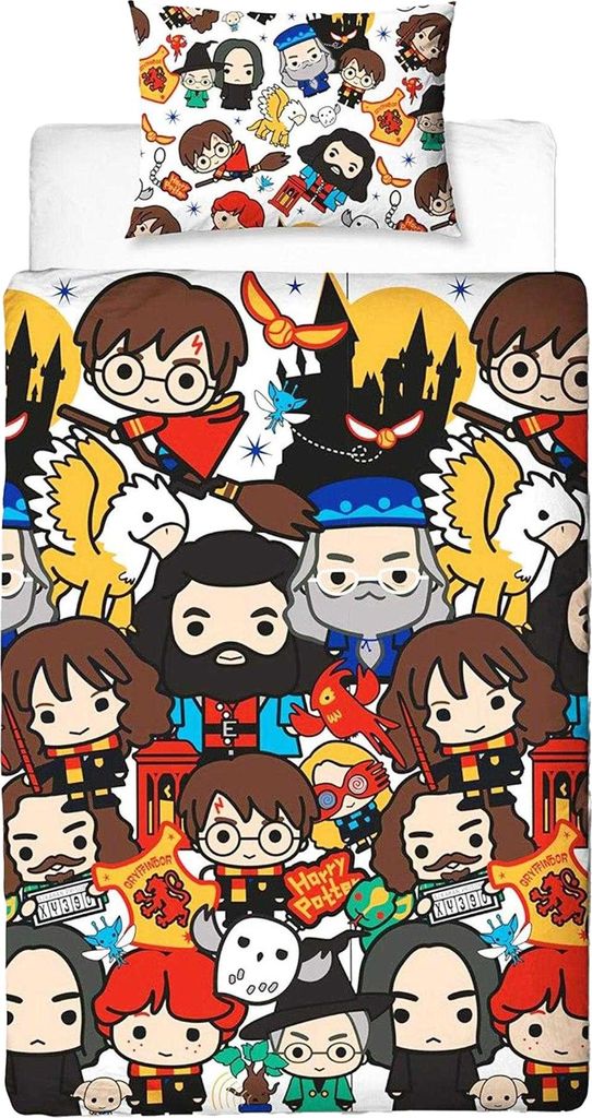 Harry Potter - Anhänger Bettwäsche TC152 (Doppelbett) (Bunt)