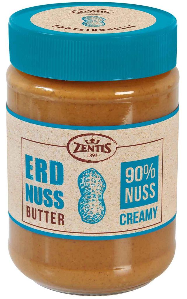 Zentis Erdnussbutter Creamy 0,35kg Produktbild 