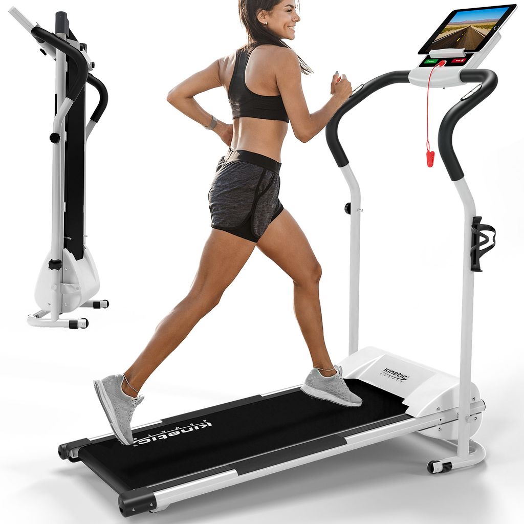 Laufband elektrisch Heimtrainer Fitnessgerät mit LCD Display Jogging Laufband A+ 