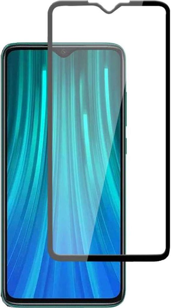 Gehärtetes Glas Mocolo TG+ FG für Xiaomi Redmi Note 8 Pro schwarzer Rahmen