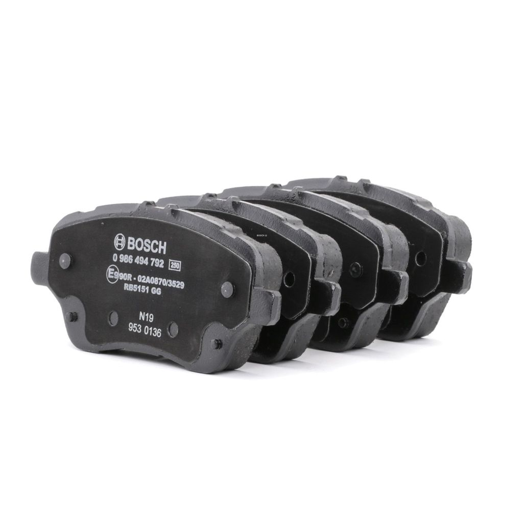 BOSCH Bremsbeläge Satz Vorne für FORD Fiesta Mk6 Schrägheck (JA8, JR8) 0 986 494 792