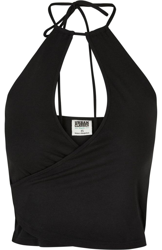 Urban Classics - Oberteil Wickel für Damen TN1555 (XXL) (Schwarz)