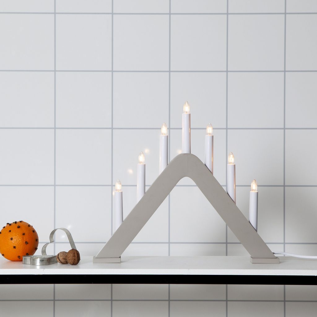 Star Trading  Lichterbogen ,Jarve' aus Holz, 7-flammig, Produktbild 3
