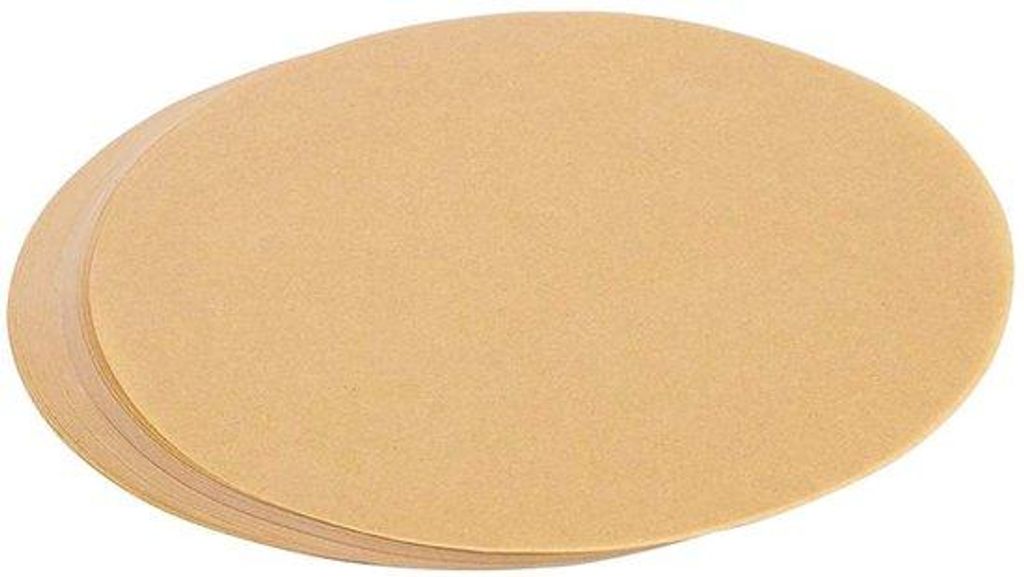 Hitzebeständiges Backpapier für Pizza, Ofen, Airfryer, Pfanne, Grill, Ø33cm, 100 Blätter