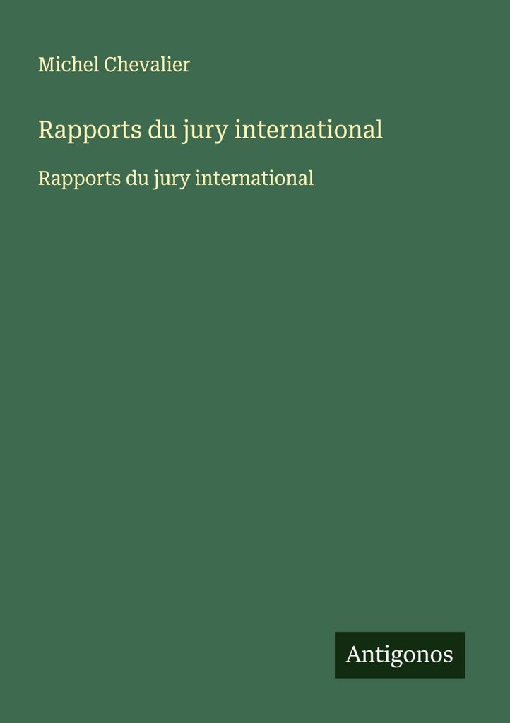 Berichte der internationalen Jury