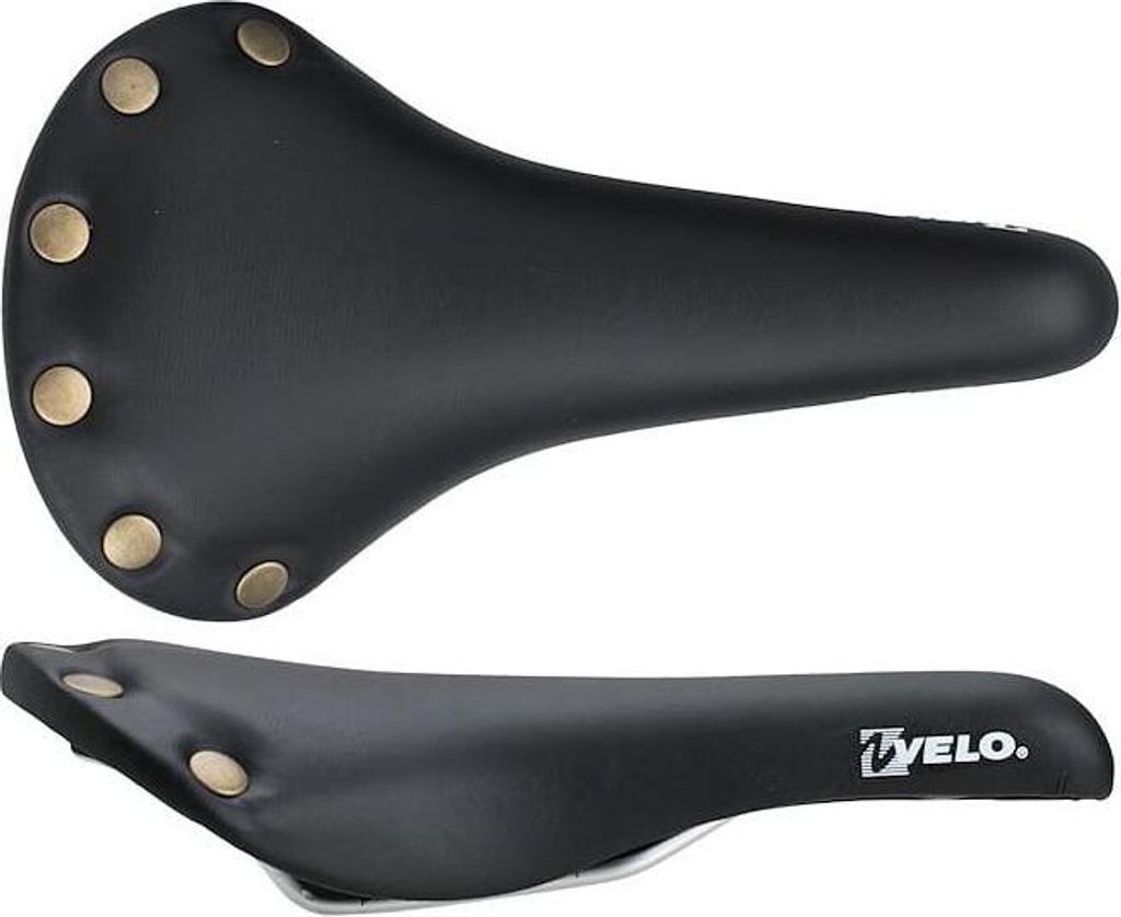 Retro FIX Sharp Wheel VELO Fahrradsattel Schwarz Produktbild 