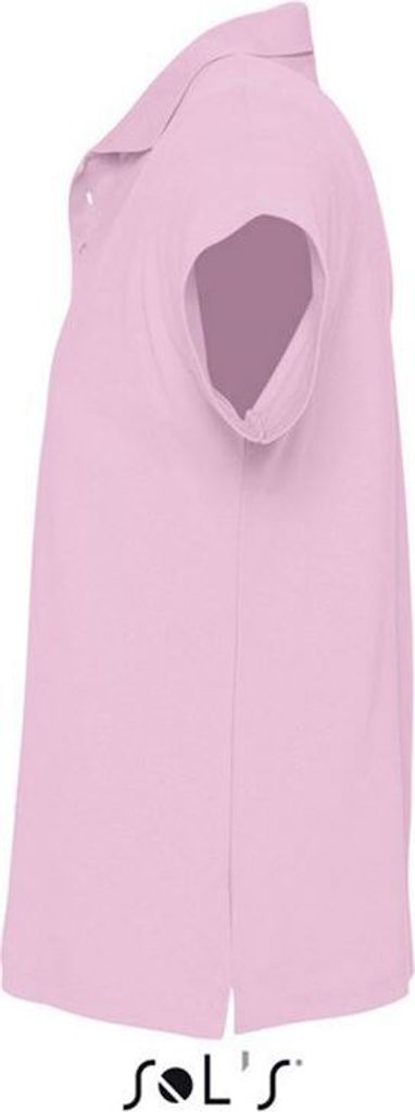 SOLs 11342 | Herren Summer Poloshirt II Seitenschlitze - Farbe: Pink - Größe: L