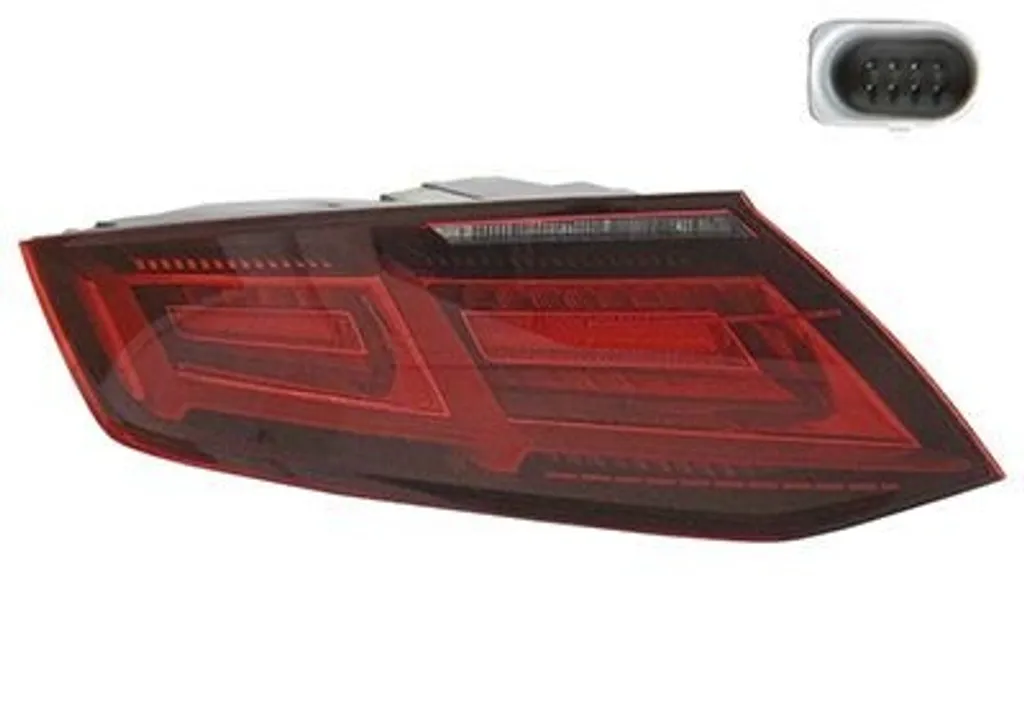 Réparer feu arrière Audi TT : Optique Gauche Van Wezel pour FV3 FV9 FVP