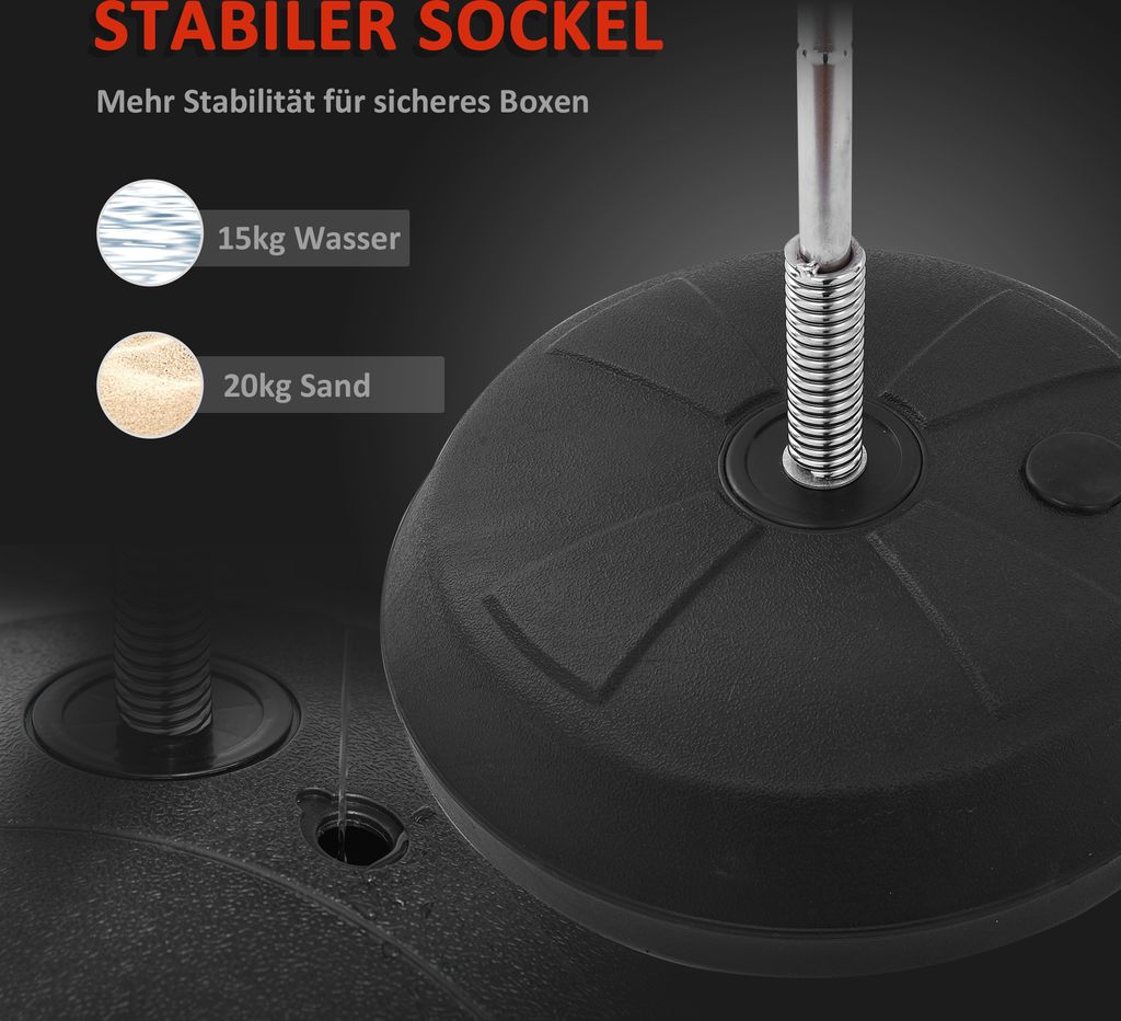 HOMCOM Punchingball Set Standbox Training Set Produktbild 8