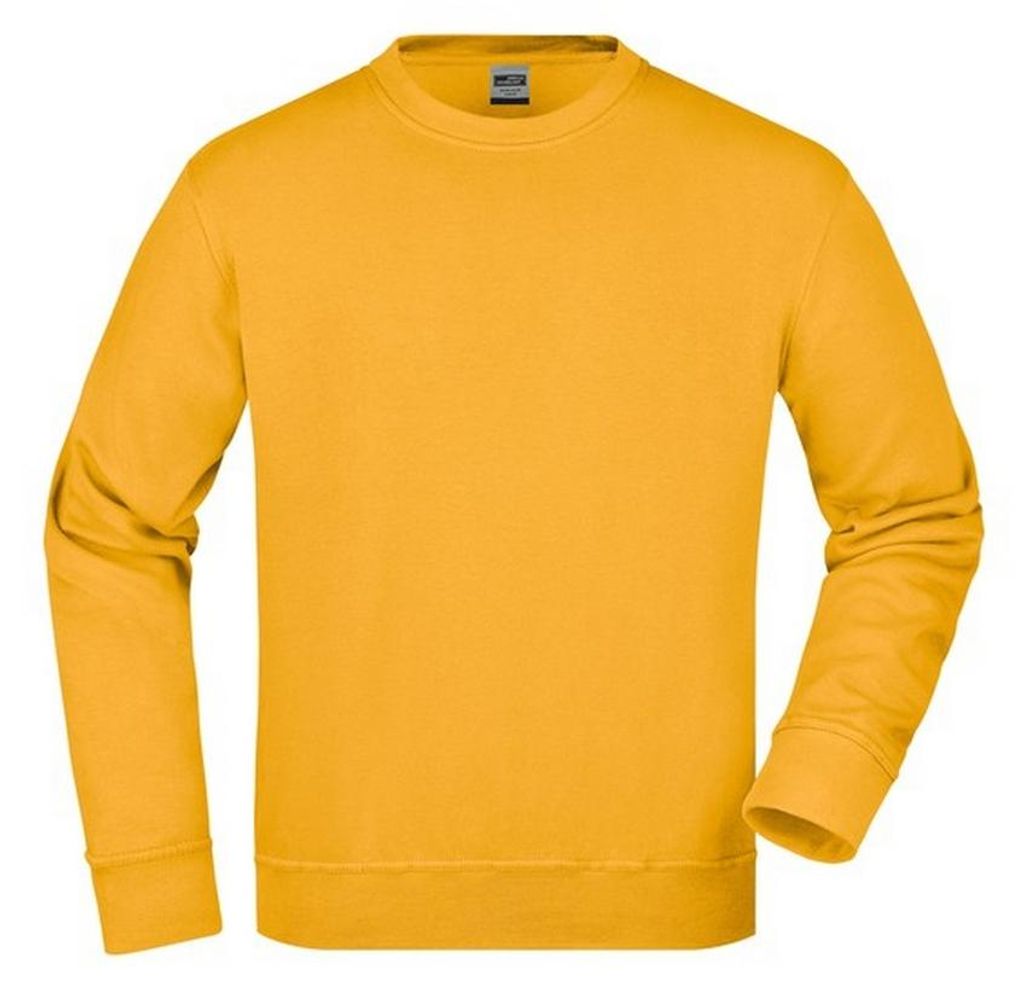 James and Nicholson - "Workwear" Sweatshirt für Herren/Damen Uni LT2868 (XL) (Goldgelb)