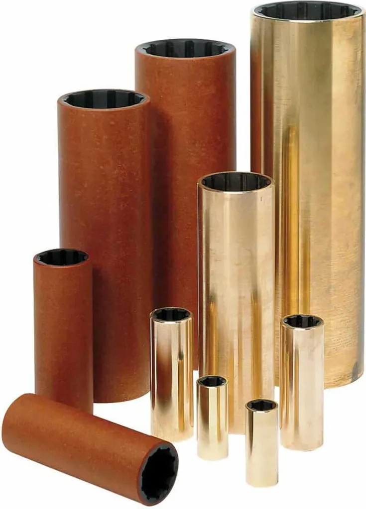 Protection arbre hélice 25.4mm avec roulement Vetus résine et gomme