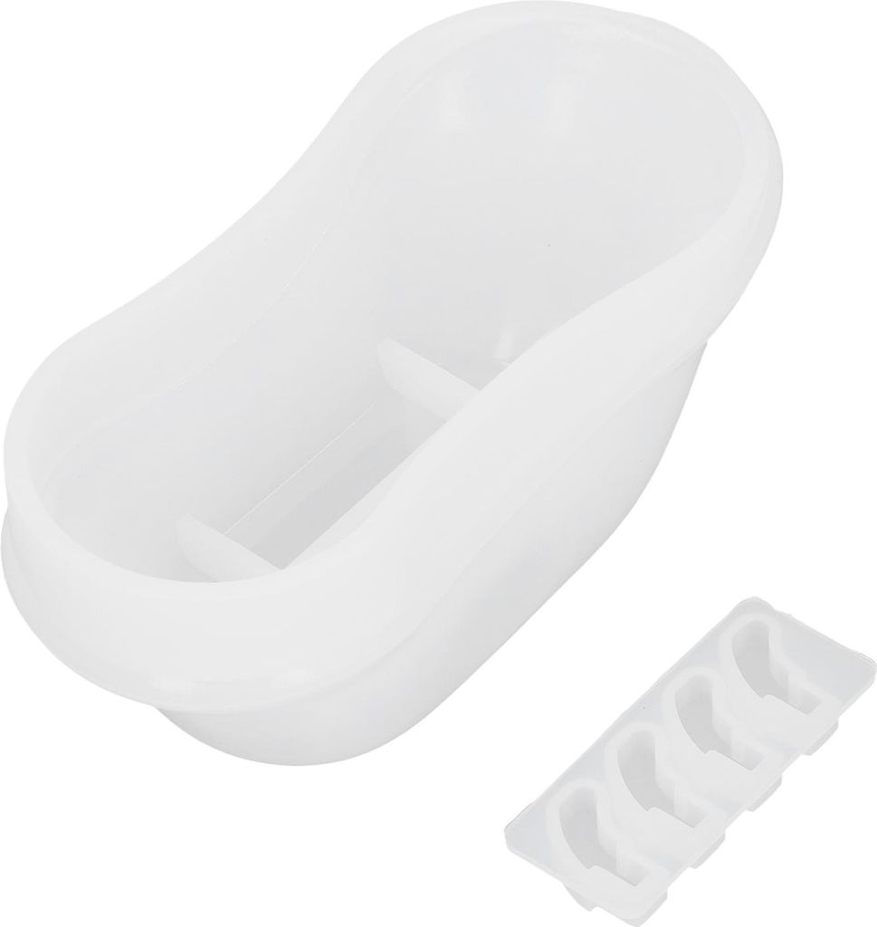 Badewannen-Aufbewahrungsharzformen, einfaches Entformen, DIY-Epoxidguss-Silikon für Schlüsselanhänger, Schmuck, Süßigkeiten