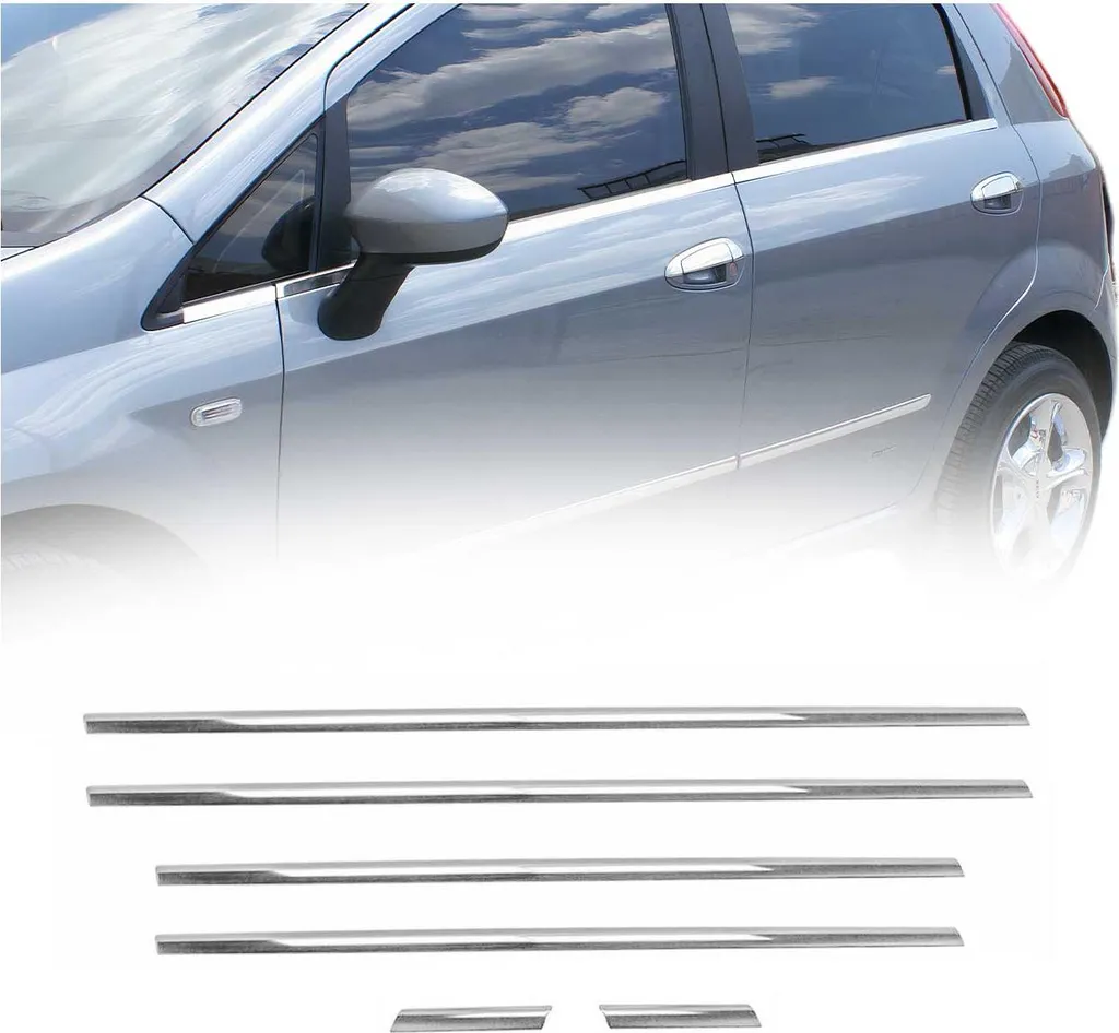 Profili Cromati Esterni Fiat Grande Punto Evo 2005-2009 5p 6pz