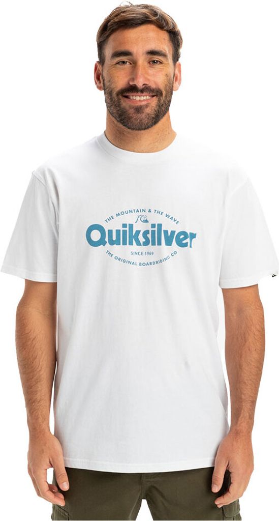 Quiksilver Ev Shape All Day Kurzarm-t-shirt Weiß L Mann Weiß L